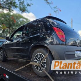 Trio armado com pistola e revólver é preso após furar sinal na frente da viatura da RPA em Maringá Foto 7 Fotos de Trio armado com pistola e revólver é preso após furar sinal na frente da viatura da RPA em Maringá