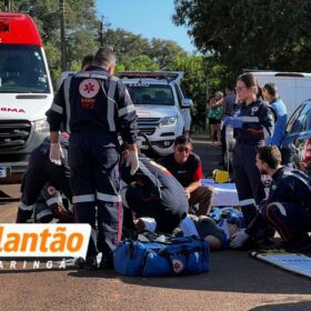 Mulher fica gravemente ferida após ser atropelada por empilhadeira no Parque Industrial, em Maringá Foto 3 Fotos de Mulher fica gravemente ferida após ser atropelada por empilhadeira no Parque Industrial, em Maringá