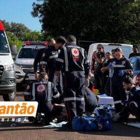 Mulher fica gravemente ferida após ser atropelada por empilhadeira no Parque Industrial, em Maringá Foto 4 Fotos de Mulher fica gravemente ferida após ser atropelada por empilhadeira no Parque Industrial, em Maringá
