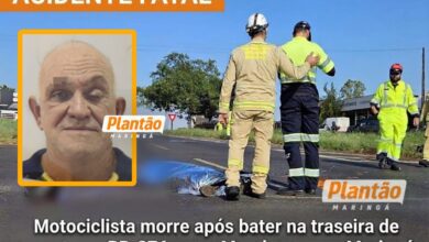 Fotos de Identificado motociclista que morreu em acidente entre Mandaguaçu e Maringá