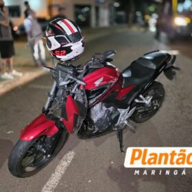 Acidente grave entre moto e bicicleta deixa jovem de 18 anos ferida na Avenida Brasil, em Maringá Foto 3 Fotos de Acidente grave entre moto e bicicleta deixa jovem de 18 anos ferida na Avenida Brasil, em Maringá