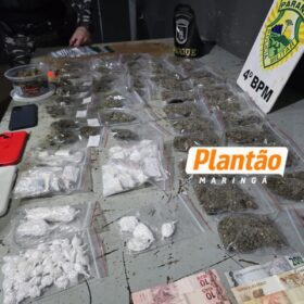 Casal é preso por tráfico de drogas durante patrulhamento do Choque em Maringá Foto 10 Fotos de Casal é preso por tráfico de drogas durante patrulhamento do Choque em Maringá