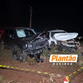 Colisão frontal na noite de domingo mata motorista e deixa outro ferido Foto 1 Fotos de Colisão frontal na noite de domingo mata motorista e deixa outro ferido