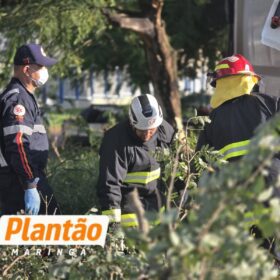 Grave acidente com caminhão da coleta seletiva deixa quatro trabalhadores feridos em Maringá Foto 2 Fotos de Grave acidente com caminhão da coleta seletiva deixa quatro trabalhadores feridos em Maringá