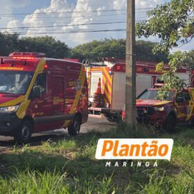Grave acidente com caminhão da coleta seletiva deixa quatro trabalhadores feridos em Maringá Foto 4 Fotos de Grave acidente com caminhão da coleta seletiva deixa quatro trabalhadores feridos em Maringá