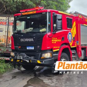 Grave acidente no Contorno Sul mobiliza equipes do Corpo de Bombeiros e do Samu em Maringá Foto 2 Fotos de Grave acidente no Contorno Sul mobiliza equipes do Corpo de Bombeiros e do Samu em Maringá