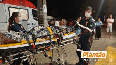 Fotos de Homem é esfaqueado pelo próprio irmão na região de Maringá e fica em estado grave