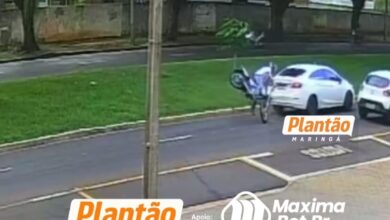 Fotos de Imagem desmente versão de motorista em acidente em Maringá 