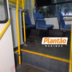Homem morre após ser esfaqueado dentro de ônibus em Maringá Foto 2 Fotos de Homem morre após ser esfaqueado dentro de ônibus em Maringá