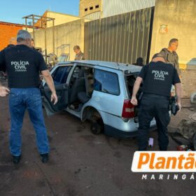 Operação fecha desmanche ilegal de veículos em Sarandi Foto 1 Fotos de Operação fecha desmanche ilegal de veículos em Sarandi