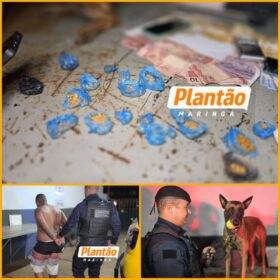 ROMU Canil localiza drogas e cumpre mandado de prisão durante operação no Conjunto Requião, em Maringá Foto 6 Fotos de ROMU Canil localiza drogas e cumpre mandado de prisão durante operação no Conjunto Requião, em Maringá