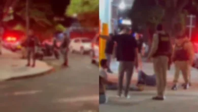 Fotos de Vídeo: Briga generalizada na Avenida Mauá tem spray de pimenta, armas apreendidas e vários encaminhados à delegacia