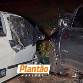 Tragédia na estrada: motorista morre preso às ferragens após batida frontal; o corpo foi encaminhado ao IML de Maringá Foto 6 Fotos de Tragédia na estrada: motorista morre preso às ferragens após batida frontal; o corpo foi encaminhado ao IML de Maringá
