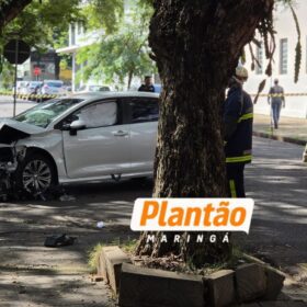 Colisão entre Corolla e van escolar deixa feridos na Zona 7, em Maringá Foto 7 Fotos de Colisão entre Corolla e van escolar deixa feridos na Zona 7, em Maringá