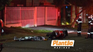 Fotos de Homem é executado a tiros no Jardim Alvorada, em Maringá