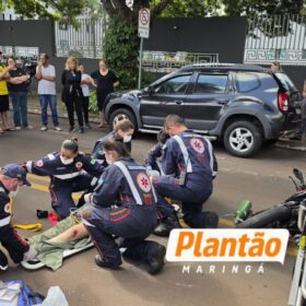 Câmera registra atropelamento que deixou idoso em estado gravíssimo em Maringá Foto 2 Fotos de Câmera registra atropelamento que deixou idoso em estado gravíssimo em Maringá