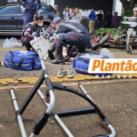 Câmera registra atropelamento que deixou idoso em estado gravíssimo em Maringá Foto 1 Fotos de Câmera registra atropelamento que deixou idoso em estado gravíssimo em Maringá