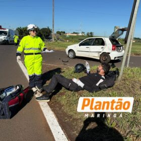Médico de Cascavel que estava vindo para Maringá sofre grave acidente na PR-317 Foto 5 Fotos de Médico de Cascavel que estava vindo para Maringá sofre grave acidente na PR-317