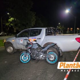 Motociclista fica ferido após acidente com carro da Defesa Civil em Maringá; vídeo Foto 3 Fotos de Motociclista fica ferido após acidente com carro da Defesa Civil em Maringá; vídeo