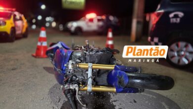 Fotos de Motociclista morre após acidente com moto de alta cilindrada em Maringá