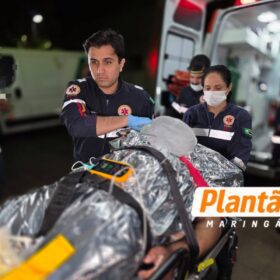 Motociclista sofre traumatismo craniano grave após colisão com carro em Maringá Foto 1 Fotos de Motociclista sofre traumatismo craniano grave após colisão com carro em Maringá