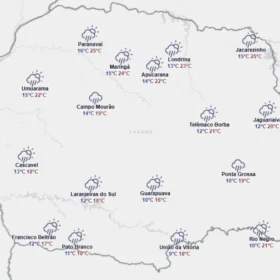 Ciclone intensifica frente fria e provoca tempestades nas próximas 72 horas ao Paraná; veja previsão Foto 1 Fotos de Ciclone intensifica frente fria e provoca tempestades nas próximas 72 horas ao Paraná; veja previsão