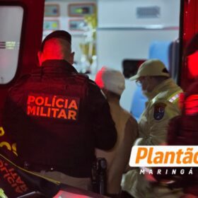 Homem é agredido por populares após tentar roubar moto de entregador em Maringá Foto 5 Fotos de Homem é agredido por populares após tentar roubar moto de entregador em Maringá