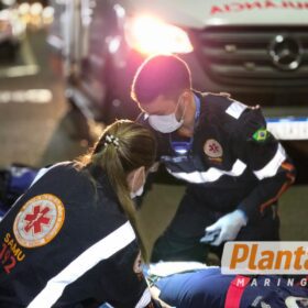 Homem sofre traumatismo craniano após atropelamento em avenida de Maringá Foto 2 Fotos de Homem sofre traumatismo craniano após atropelamento em avenida de Maringá