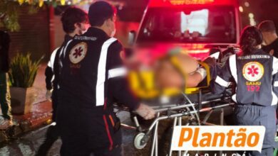 Fotos de Motoboy e morador de rua ficam em estado gravíssimo após atropelamento em Maringá