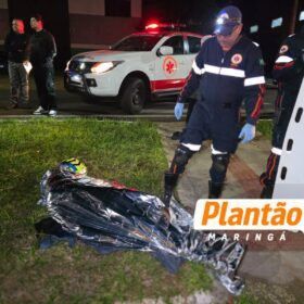 Motorista foge após provocar acidente que matou jovem motociclista em Maringá Foto 1 Fotos de Motorista foge após provocar acidente que matou jovem motociclista em Maringá