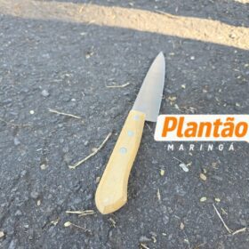 Pai é atingido por pedrada na cabeça e filho é esfaqueado durante briga em Maringá Foto 1 Fotos de Pai é atingido por pedrada na cabeça e filho é esfaqueado durante briga em Maringá