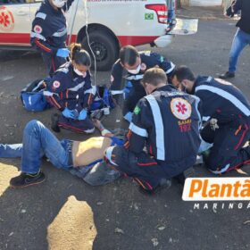 Pai é atingido por pedrada na cabeça e filho é esfaqueado durante briga em Maringá Foto 4 Fotos de Pai é atingido por pedrada na cabeça e filho é esfaqueado durante briga em Maringá