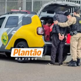 Quadrilha é presa pela PM em Maringá com carro furtado; helicóptero Falcão auxiliou na operação; COM VÍDEO Foto 5 Fotos de Quadrilha é presa pela PM em Maringá com carro furtado; helicóptero Falcão auxiliou na operação; COM VÍDEO