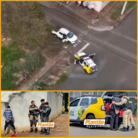 Quadrilha é presa pela PM em Maringá com carro furtado; helicóptero Falcão auxiliou na operação; COM VÍDEO Foto 6 Fotos de Quadrilha é presa pela PM em Maringá com carro furtado; helicóptero Falcão auxiliou na operação; COM VÍDEO