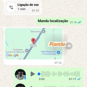 Sem conseguir acionar os bombeiros, blogueiro pede ajuda ao Plantão Maringá pelo WhatsApp após acidente em Maringá Foto 2 Fotos de Sem conseguir acionar os bombeiros, blogueiro pede ajuda ao Plantão Maringá pelo WhatsApp após acidente em Maringá