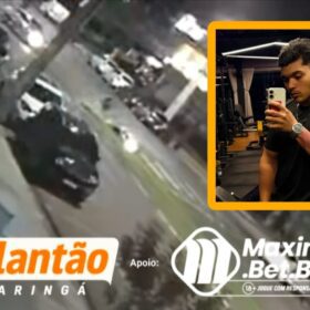 Vídeo mostra acidente que matou motociclista em Maringá Foto 1 Fotos de Vídeo mostra acidente que matou motociclista em Maringá