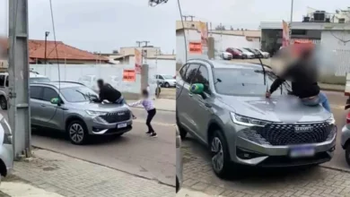 Fotos de Vídeo mostra motorista em cima de capô de carro durante briga de trânsito no PR; veja