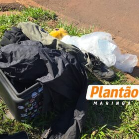 Conversão proibida provoca grave acidente e deixa motociclista ferido em Maringá Foto 1 Fotos de Conversão proibida provoca grave acidente e deixa motociclista ferido em Maringá