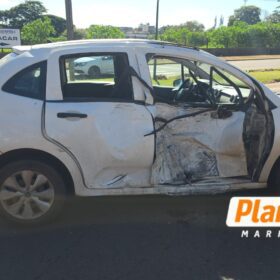 Conversão proibida provoca grave acidente e deixa motociclista ferido em Maringá Foto 8 Fotos de Conversão proibida provoca grave acidente e deixa motociclista ferido em Maringá