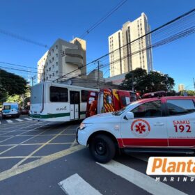 Imprudência no trânsito termina em colisão entre carro e ônibus no Centro de Maringá Foto 6 Fotos de Imprudência no trânsito termina em colisão entre carro e ônibus no Centro de Maringá