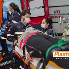Jovem é socorrida com trauma craniano após perder o controle da moto em faixa elevada de Maringá Foto 4 Fotos de Jovem é socorrida com trauma craniano após perder o controle da moto em faixa elevada de Maringá