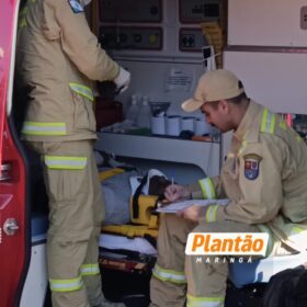 Manobra proibida provoca grave acidente e deixa dois motociclistas feridos em Maringá Foto 6 Fotos de Manobra proibida provoca grave acidente e deixa dois motociclistas feridos em Maringá