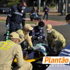 Moça sofre traumatismo craniano grave após colisão com carro em Maringá Foto 4 Fotos de Moça sofre traumatismo craniano grave após colisão com carro em Maringá