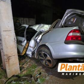 Fotos de Motorista desaparece após capotamento violento na Avenida Colombo, em Sarandi