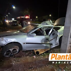 Fotos de Motorista desaparece após capotamento violento na Avenida Colombo, em Sarandi