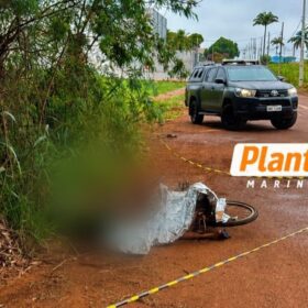 Mulher é encontrada morta ao lado de bicicleta; Polícia Científica de Maringá é acionada Foto 2 Fotos de Mulher é encontrada morta ao lado de bicicleta; Polícia Científica de Maringá é acionada