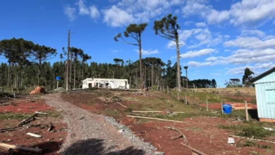 Fotos de Tornado no Paraná é classificado como F2 com ventos de 200 km/h