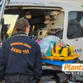 Mulher em estado grave é transferida de helicóptero para o Hospital Universitário de Maringá após acidente Foto 6 Fotos de Mulher em estado grave é transferida de helicóptero para o Hospital Universitário de Maringá após acidente