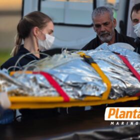 Mulher em estado grave é transferida de helicóptero para o Hospital Universitário de Maringá após acidente Foto 4 Fotos de Mulher em estado grave é transferida de helicóptero para o Hospital Universitário de Maringá após acidente